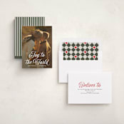 "Vintage Joy" - Holiday Cards in Snow by Jackie Crawford - Assembled