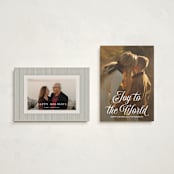 "Vintage Joy" - Holiday Cards in Snow by Jackie Crawford - Photo Orientation Options