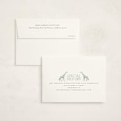 "Safari" - Baptism and Christening Thank You Cards in Palm by Jenna Holcomb - FREE Recipient Addressing