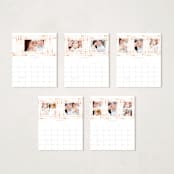 "aztec frame" - Calendars in Dusty Rose by Baumbirdy - Photo Options