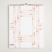 "aztec frame" - Calendars in Dusty Rose by Baumbirdy - Backer