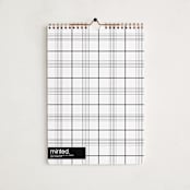 "Modern Approach" - Calendars in Coal by Pixel and Hank - Backer