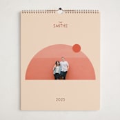 "Bianca" - Calendars in Salmon by Alex Roda - Cover