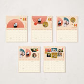 "Bianca" - Calendars in Salmon by Alex Roda - Photo Options