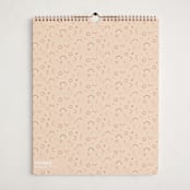 "Bianca" - Calendars in Salmon by Alex Roda - Backer