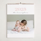 "Pink Rainbow Theme" - Calendars in Blush by Emanuela Carratoni - Cover
