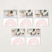"Pink Rainbow Theme" - Calendars in Blush by Emanuela Carratoni - Photo Options