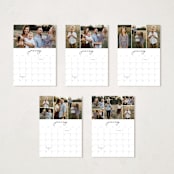 "Pretty Script" - Calendars in Snow by Tündi Váradi - Photo Options