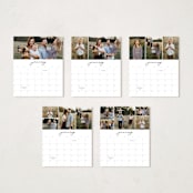 "Pretty Script" - Calendars in Snow by Tündi Váradi - Photo Options