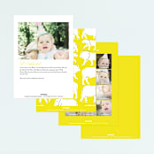 "modern safari party" - Children's Birthday Party Invitations in Sun by Phrosné Barwood - Back of Card Options