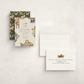"Jungle Animals" - Children's Birthday Party Invitations in Moss by Joanna Griffin - Assembled