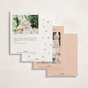 "bananella" - Children's Birthday Party Invitations in Sugar by chocomocacino - Back of Card Options