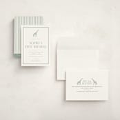"Safari" - Children's Birthday Party Invitations in Palm by Jenna Holcomb - Assembled