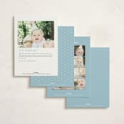 "Antique Teddy Bear" - Children's Birthday Party Invitations in Frost by Becky Nimoy - Back of Card Options
