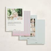 "Ooh La La" - Children's Birthday Party Invitations in Menthe by mo kelley - Back of Card Options
