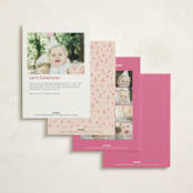 "Cowgirl Sweet Sixteen" - Children's Birthday Party Invitations in Peony by Rachel Cassel - Back of Card Options