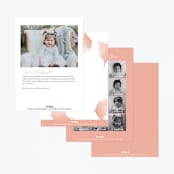 "kiddies crown" - Children's Birthday Party Invitations in Blush by Phrosné Barwood - Back of Card Options