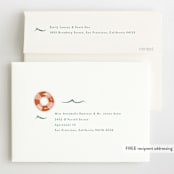 "Pool Party" - Children's Birthday Party Invitations in Palm Springs by Robert and Stella - FREE Recipient Addressing