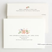 "Floral Crown" - Children's Birthday Party Invitations in Rose by Karidy Walker - FREE Recipient Addressing