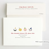 "Barnyard Crew" - Children's Birthday Party Invitations in Sky Blue by Leslie Ann Jones - FREE Recipient Addressing