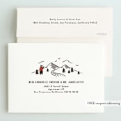 "Lumber Bears" - Children's Birthday Party Invitations in Kraft by Jennifer Wick - FREE Recipient Addressing