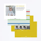 "Park Party" - Children's Birthday Party Invitations in Carnival by Tatiana Nogueiras - Back of Card Options