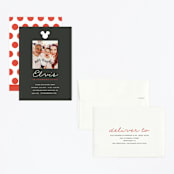"Disney's Mickey party" - Children's Birthday Party Invitations in Cobblestone by Sara Hicks Malone - Assembled