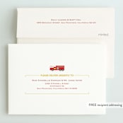 "firehouse" - Children's Birthday Party Invitations in Firetruck by Julee London - FREE Recipient Addressing