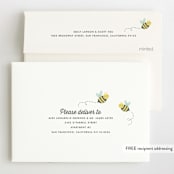 "Buzzing Beehive" - Children's Birthday Party Invitations in Daisy by Karidy Walker - FREE Recipient Addressing