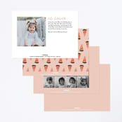 "Watermelon" - Children's Birthday Party Invitations in Punch by Morgan Kendall - Back of Card Options