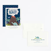 "volcano blast" - Children's Birthday Party Invitations in Atlantic by Karidy Walker - Assembled