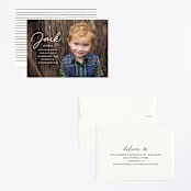 "Birthday Script" - Children's Birthday Party Invitations in Snow by Kasia Labocki - Assembled