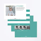 "Fin-tastic!" - Children's Birthday Party Invitations in Ocean by Annie Holmquist - Back of Card Options