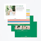 "This Guy" - Children's Birthday Party Invitations in Spectrum by Baumbirdy - Back of Card Options