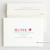 "One In A Melon" - Children's Birthday Party Invitations in Honey Drew by Bethany Anderson - FREE Recipient Addressing
