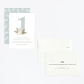 "petit lapin" - Children's Birthday Party Invitations in Frost by Angela Garrick - Assembled
