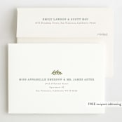 "petit lapin" - Children's Birthday Party Invitations in Frost by Angela Garrick - FREE Recipient Addressing
