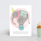 "ellie fun" - Children's Birthday Party Invitations in Dreamy by Creo Study - Front