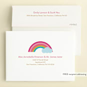 "Over the Rainbow" - Children's Birthday Party Invitations in May by kelli hall - FREE Recipient Addressing