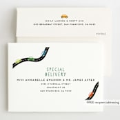 "Little Racer" - Children's Birthday Party Invitations in Grass by Jennifer Lew - FREE Recipient Addressing