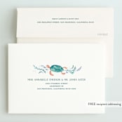 "Sea Party" - Children's Birthday Party Invitations in Lavender Waters by Sarah Knight - FREE Recipient Addressing