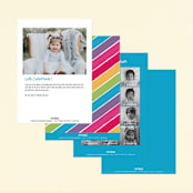 "Joyful Rainbow" - Children's Birthday Party Invitations in Rainbow by Hooray Creative - Back of Card Options