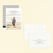 "Lovely" - Children's Birthday Party Invitations in Pebble by Kasia Labocki - Assembled