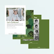 "Bear and Tiger" - Children's Birthday Party Invitations in Forest by iamtanya - Back of Card Options