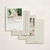 "Sweets & Treats" - Children's Birthday Party Invitations in Licorice by Sarah Rosenthal - Back of Card Options