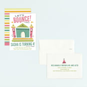 "Let's Bounce" - Children's Birthday Party Invitations in Fairy by Jessie Steury - Assembled