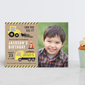 "party zone" - Children's Birthday Party Invitations in Kraft by Annie Holmquist - Front