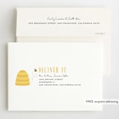 "Bee Day Party" - Children's Birthday Party Invitations in Sunflower by Chasity Smith - FREE Recipient Addressing
