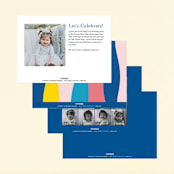 "Fun Sun" - Children's Birthday Party Invitations in Carribean by Baumbirdy - Back of Card Options