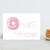 "Sprinkle Me One" - Children's Birthday Party Invitations in Candy by Lagniappe Paper - Front